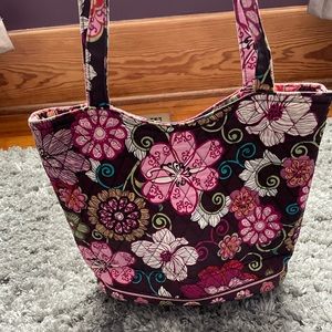 Vera Bradley pink and brown floral